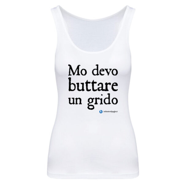 Canotta donna - Mo devo buttare un grido