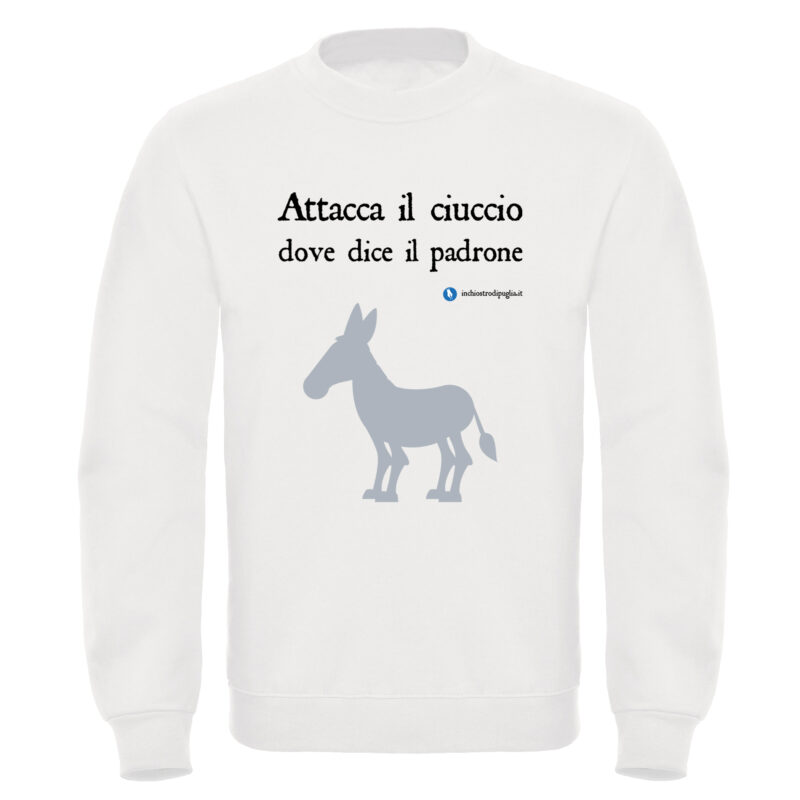 Felpa - Attacca il ciuccio dove dice il padrone