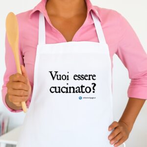 Grembiule - VUOI ESSERE CUCINATO
