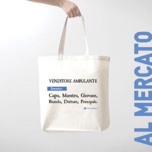 Borsa mercato - Capo, Maestro, Giovane, Biondo...