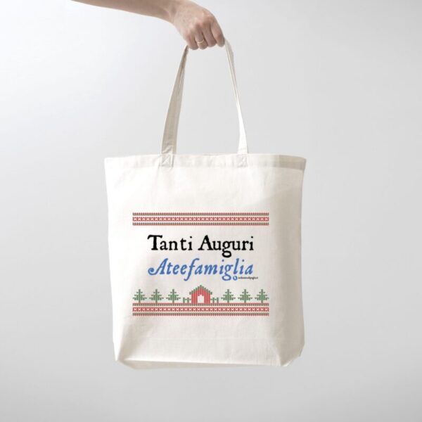 Shopper natalizia - Tanti auguri Ateefamiglia