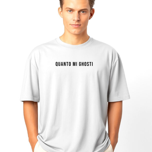 Maglietta oversize - Quanto mi ghosti