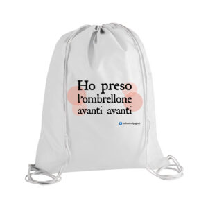Zaino mare - Ho preso l'ombrellone avanti avanti