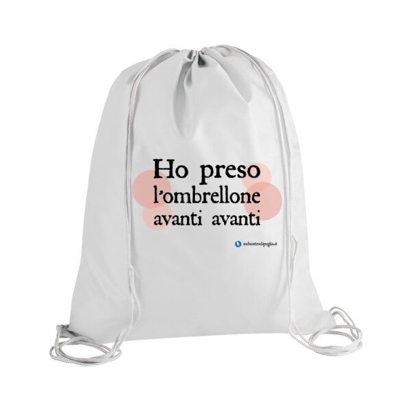 Zaino mare - Ho preso l'ombrellone avanti avanti